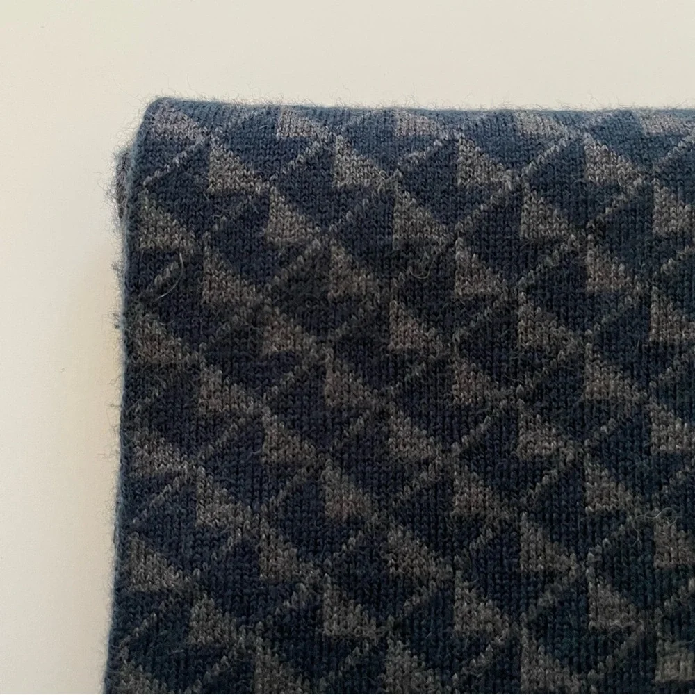 Ted Baker Gray And Blue Scarf